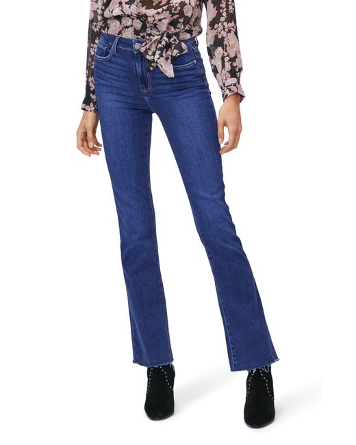 PAIGE Laurel Canyon High Waist Flare Jeans in Blue Lyst
