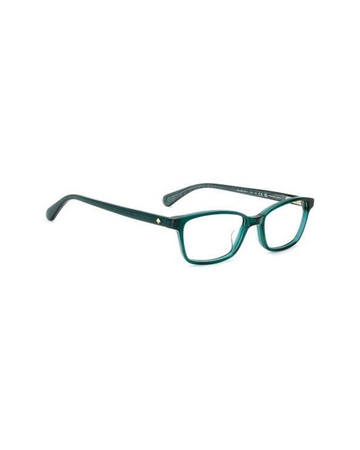Kate Spade Black Agnessa 49Mm Rectangular Reading Glasses