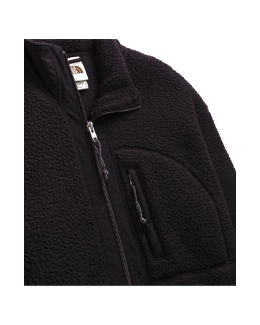 The North Face Cragmont Fleece Coat in Black