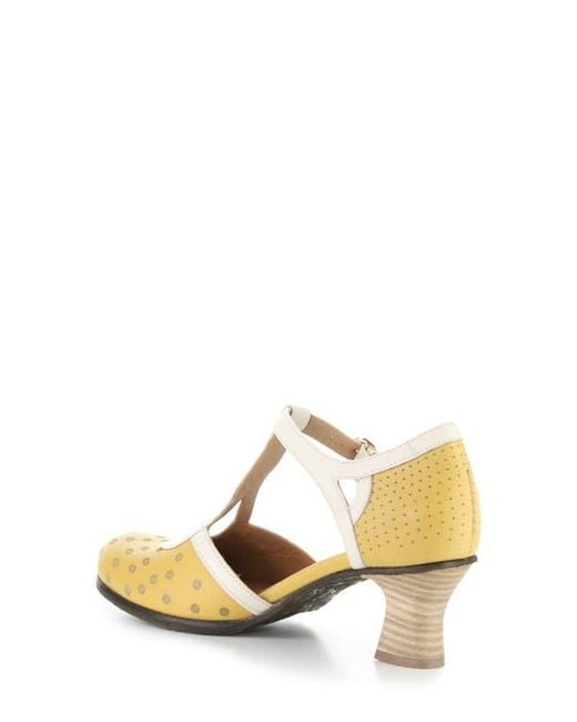 Fly London Metallic Blef T-Strap Pump