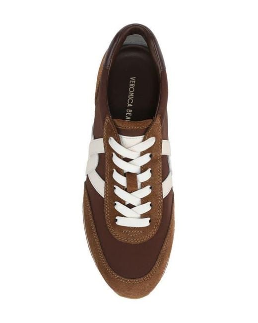 Veronica Beard Brown Penrose Sneaker