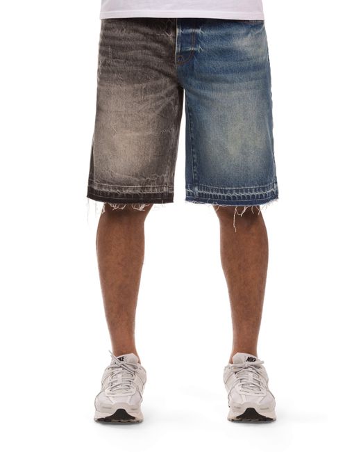 BBCICECREAM Blue Vault Shorts for men