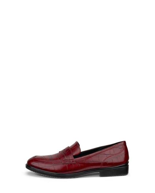 Ecco Red Penny Loafer