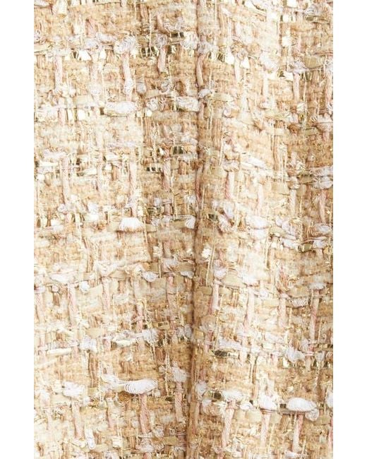 St. John Natural Tweed Jacket With Chain Belt