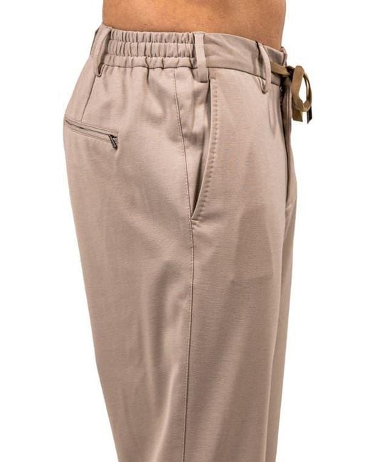 Maceoo Brown Ascension Drawstring Pants for men