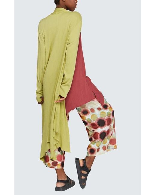 Luukaa Green Celeste Wrinkled Duster
