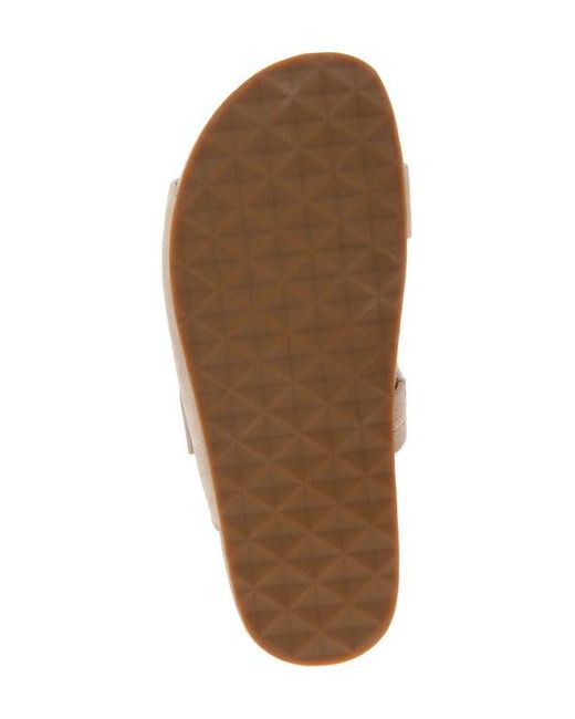 Aerosoles White Lemon Flatform Slide Sandal