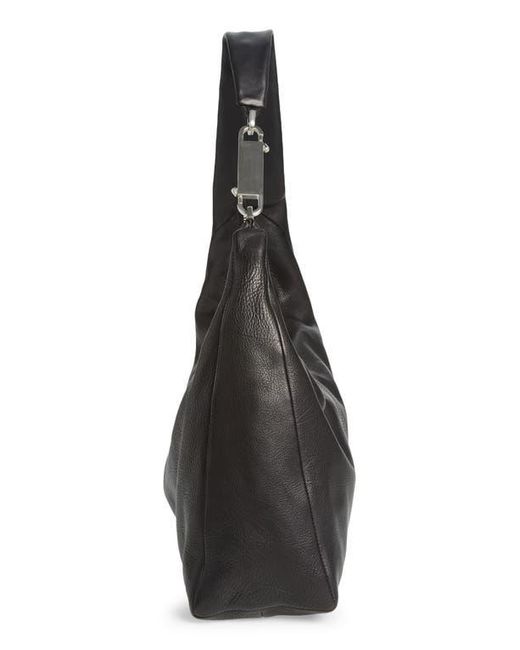 Rick Owens Black Concordians Cropped Gemini Bag for men