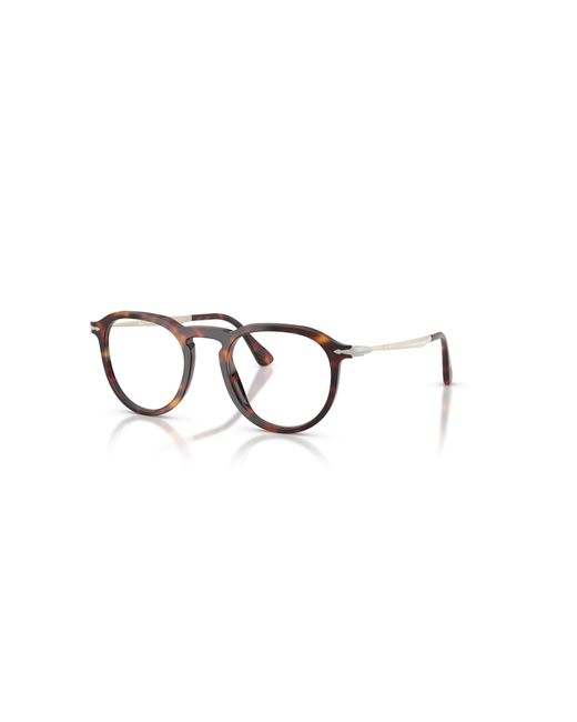 Persol Metallic 51Mm Rectangle Optical Glasses