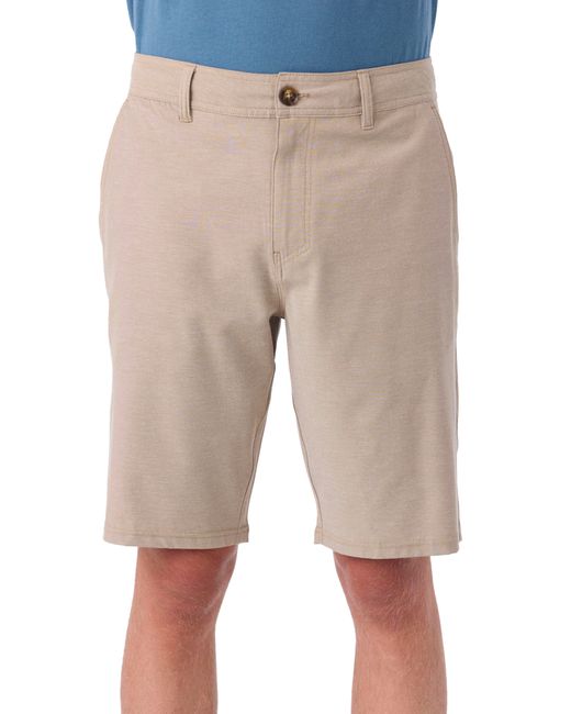 O'neill Sportswear Blue Reserve Light Check Water Repellent Shorts for men