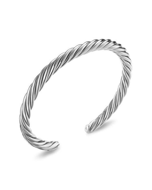 David Yurman Metallic Cable Cuff Bracelet