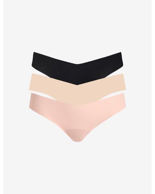 Commando Purple Classic Solid Thong 3-Pack