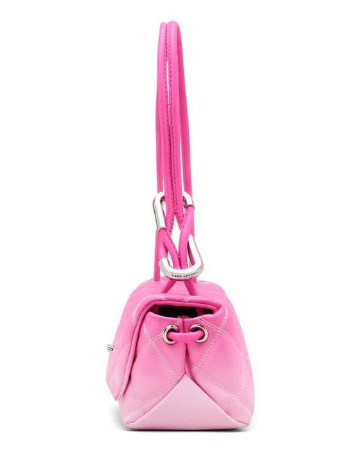 Marc Jacobs Pink The Quilted Ombré Mini Dual Shoulder Bag