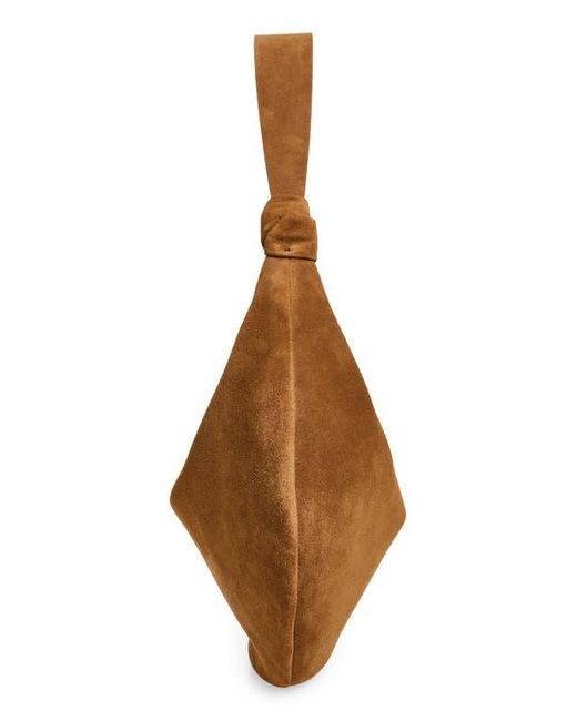 Reformation Brown Rhea Suede Hobo Bag