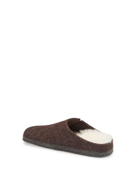 zermatt genuine shearling lined slipper