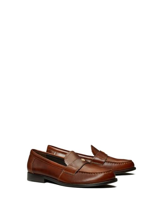 Tory Burch Brown Classic Loafer