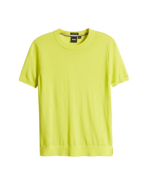 Boss Yellow Falyssiasi Wool T-shirt Sweater