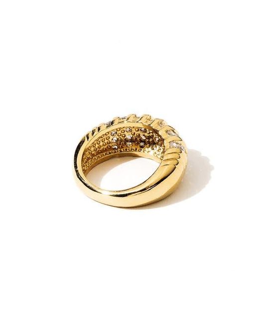 Child Of Wild The Parker Crystal Ring in Metallic | Lyst
