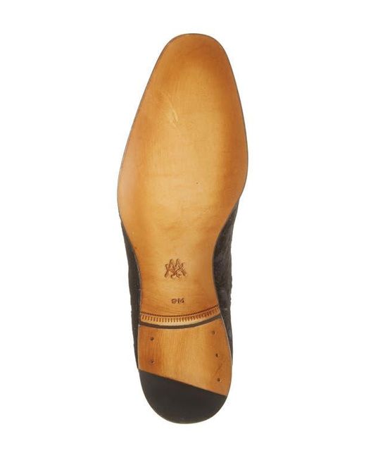 Mezlan Black Travolta Velvet Loafer for men