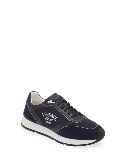 Versace Blue Milano Sneaker for men