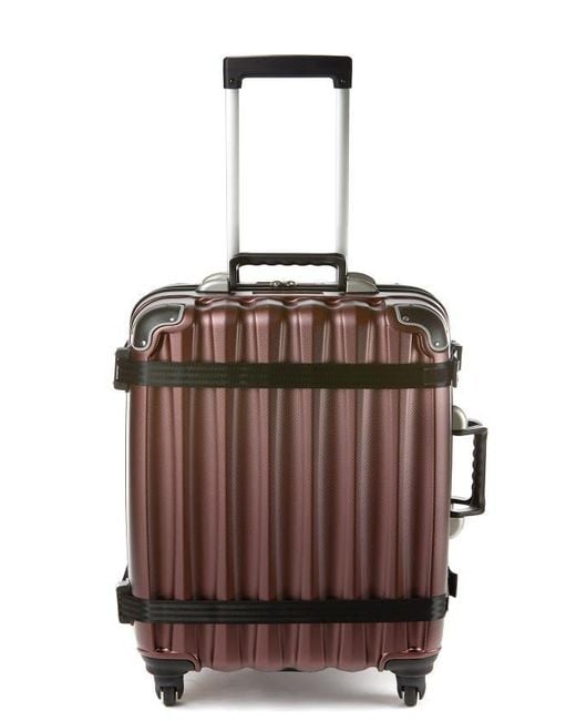 VinGardeValise Brown Petite 8-Bottle Wine & Spirits Suitcase