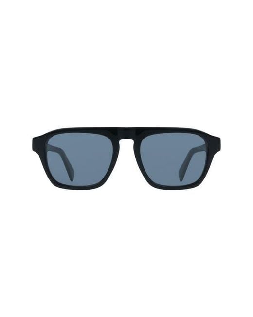 Paul Smith Blue 54Mm Modified Rectangular Sunglasses for men