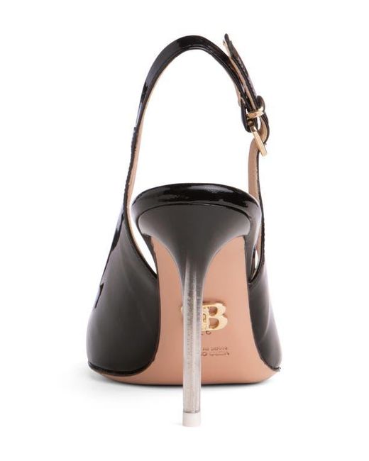 Beautiisoles Black Marjorie Slingback Pointed Toe Pump