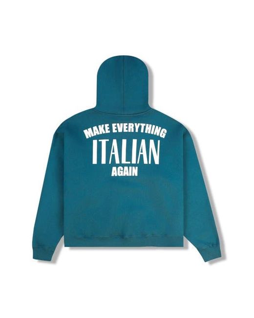 Pleasures Blue X Iuter Vincenzo Hoodie for men