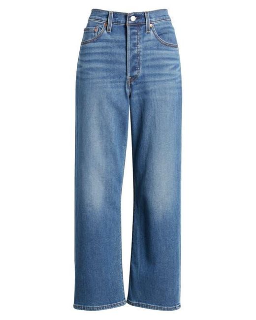 Levi's Blue Ribcage Ankle Straight Leg Jeans
