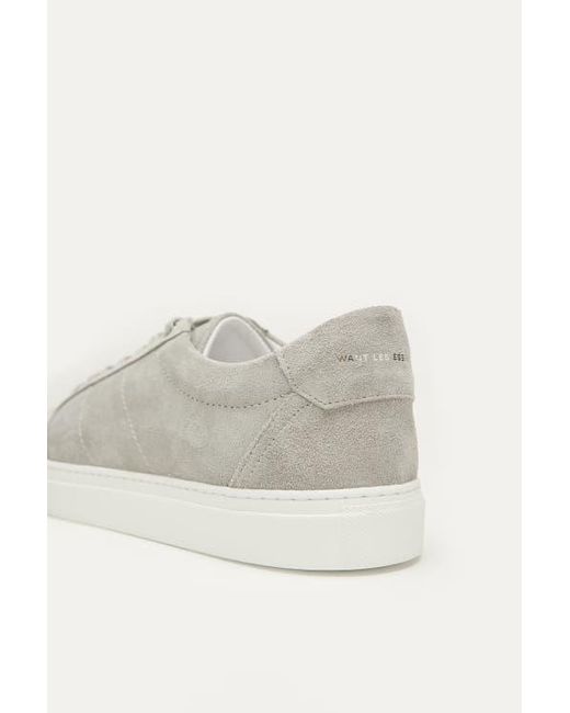 Want Les Essentiels De La Vie Gray Lennon 2.0 Suede Leather Low Sneaker for men