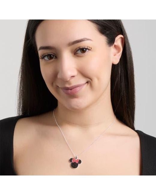 Disney Red Bow Pendant Necklace