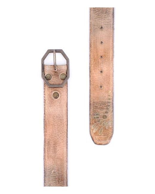 Bed Stu White Mohawk Belt