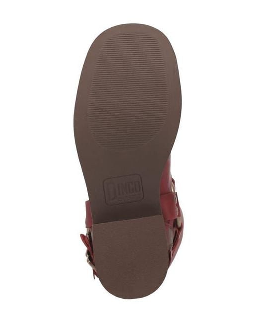 Dingo Red Blacklist Moto Boot