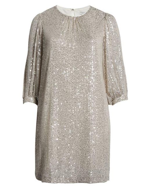 Julia Jordan Multicolor Sequined Sheath Dress