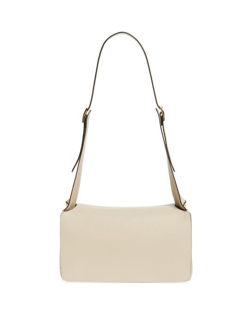 REE PROJECTS Natural Florencia Soft Pebble Grain Leather Shoulder Bag