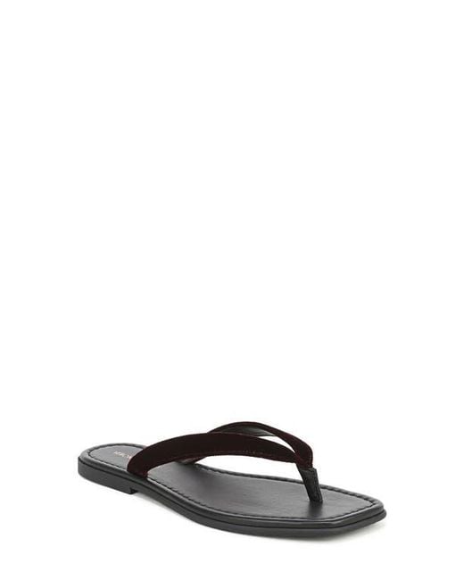 Veronica Beard Black Clea Flip Flop