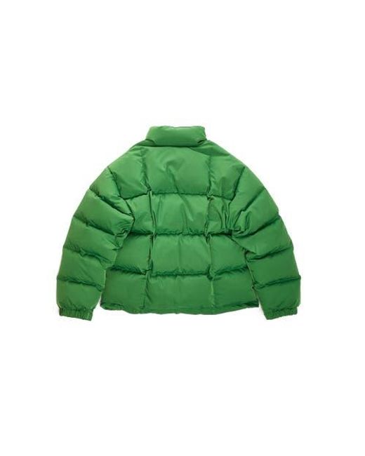 vowels Green Puffer Jacket for men
