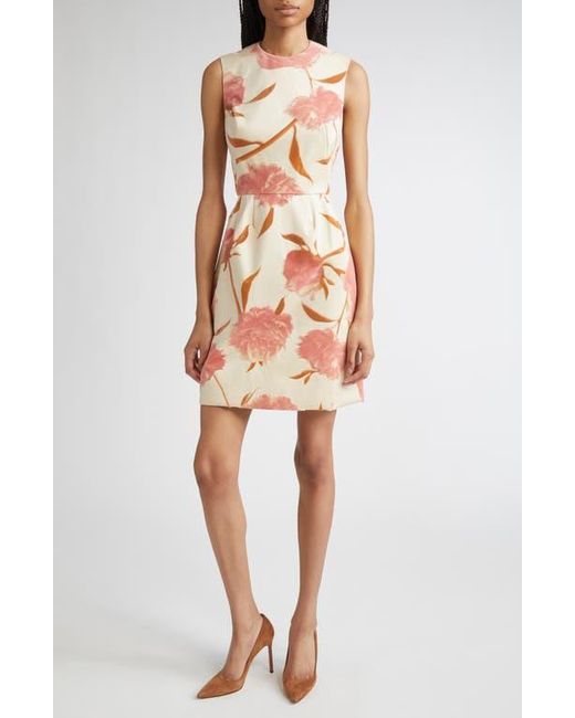Lela Rose Women's Floral Print Sleeveless Sheath Dress