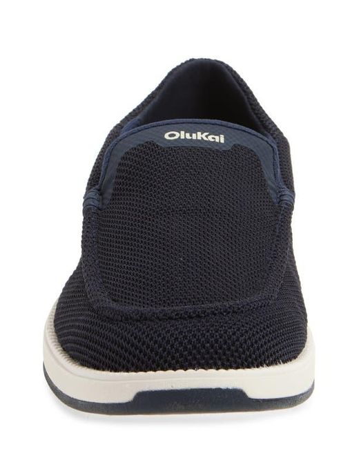 Olukai Blue Kākaha Mesh Convertible Loafer for men