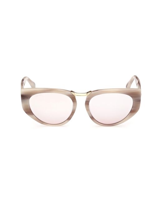 Max Mara Multicolor Bridge1 54mm Cat Eye Sunglasses