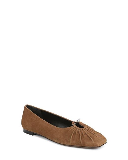 Vince Brown Dany Leather Flat