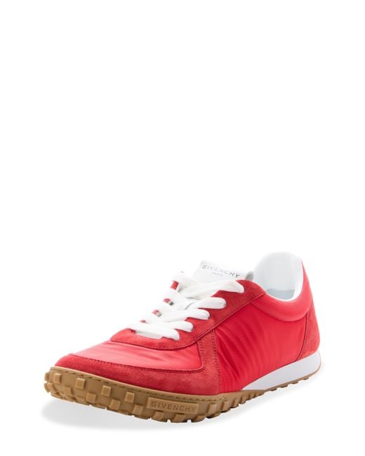 Givenchy Red Glide Low Top Sneaker for men