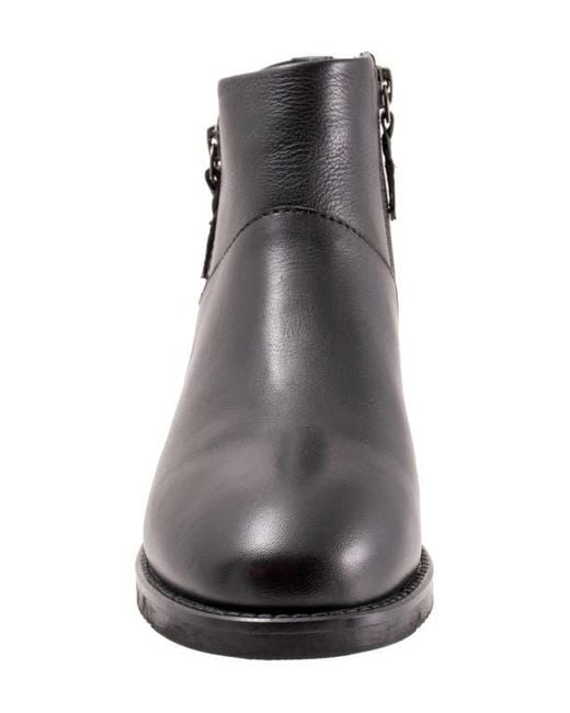 Softwalk® Black Roselle Ankle Boot