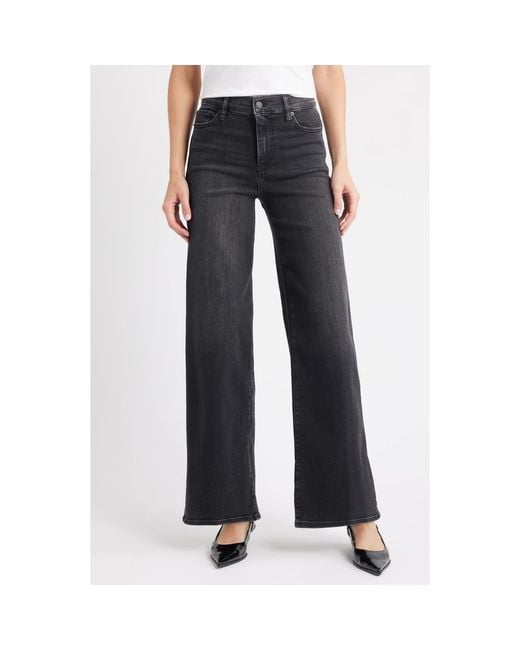 FRAME Blue Le Slim Palazzo High Waist Wide Leg Jeans