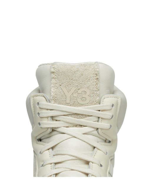 Y-3 White Centennial High Top Sneaker for men