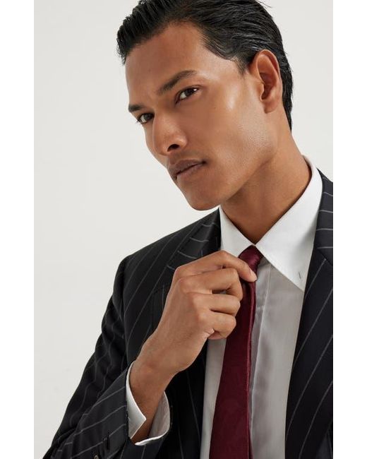 Brunello Cucinelli Blue Virgin Wool Blazer for men