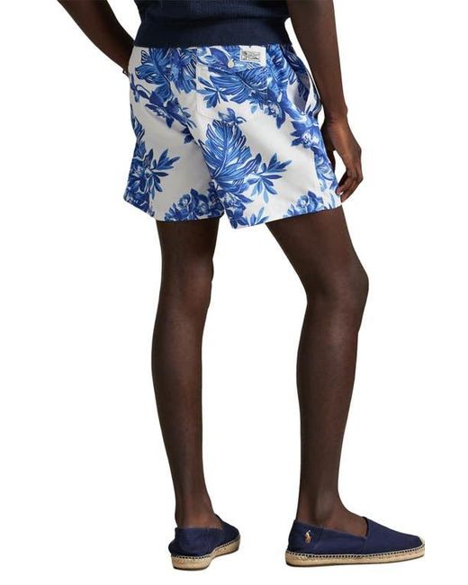 Polo Ralph Lauren Blue Traveler Classic Swim Trunks for men