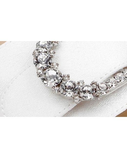 Badgley Mischka White Odalys Sandal