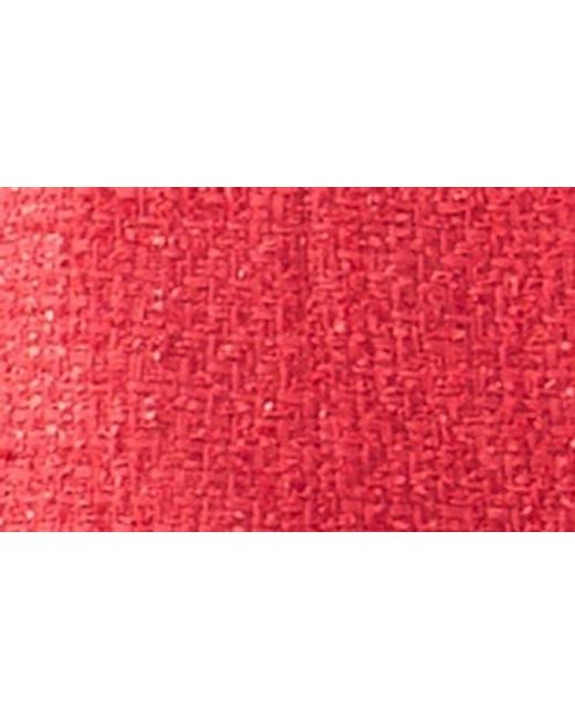 Endless Rose Red Strapless Tweed Sheath Minidress