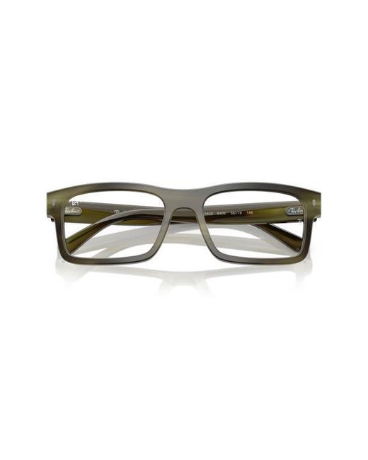 Ray-Ban Multicolor 54Mm Rectangular Optical Glasses for men